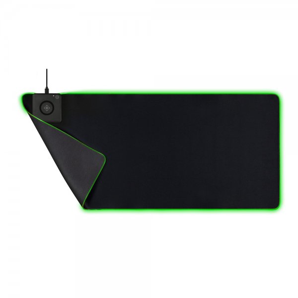 Deltaco Gaming DMP320 Gaming Musmatta med RGB och trådlös laddning