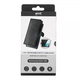 Gear Samsung Galaxy S23 Plus Fodral 2-in-1 Detachable with 3 Card Slots Svart