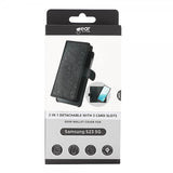 Gear Samsung Galaxy S23 Fodral 2-in-1 Detachable with 3 Card Slots Svart