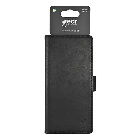 Gear Motorola Moto G62 Fodral 3 Kortfack Svart