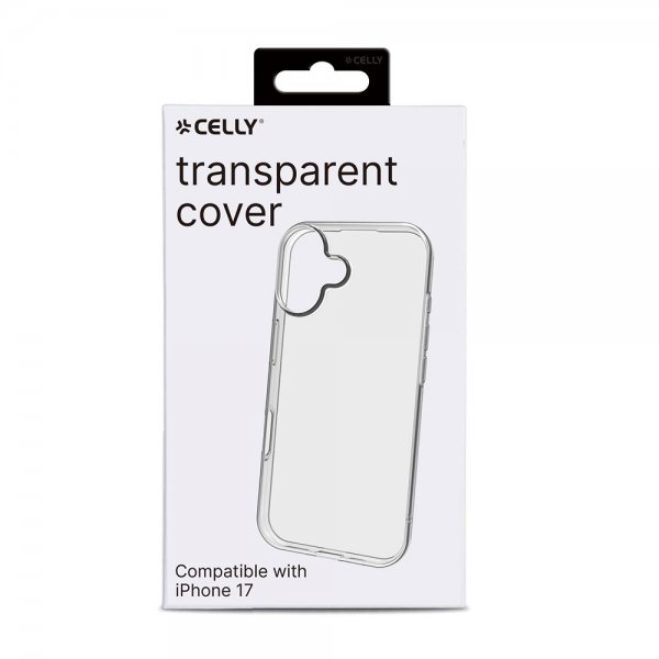Celly iPhone 17 Skal GELSKIN Transparent