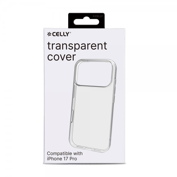 Celly iPhone 17 Pro Skal GELSKIN Transparent