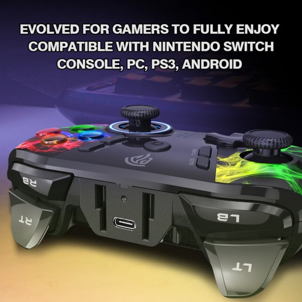 EasySMX Arion 9110 Programmable Keys Wireless Game Controller Colorful