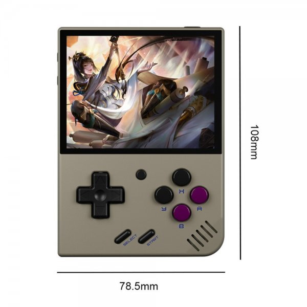 Miyoo Mini+ Handhållen Spelkonsol Retro 3.5" 64GB Vit