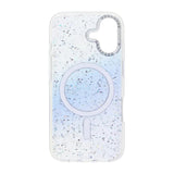 iPhone 17 Skal Glitter Diamond MagSafe Blå