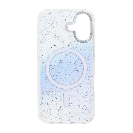 iPhone 17 Skal Glitter Diamond MagSafe Blå