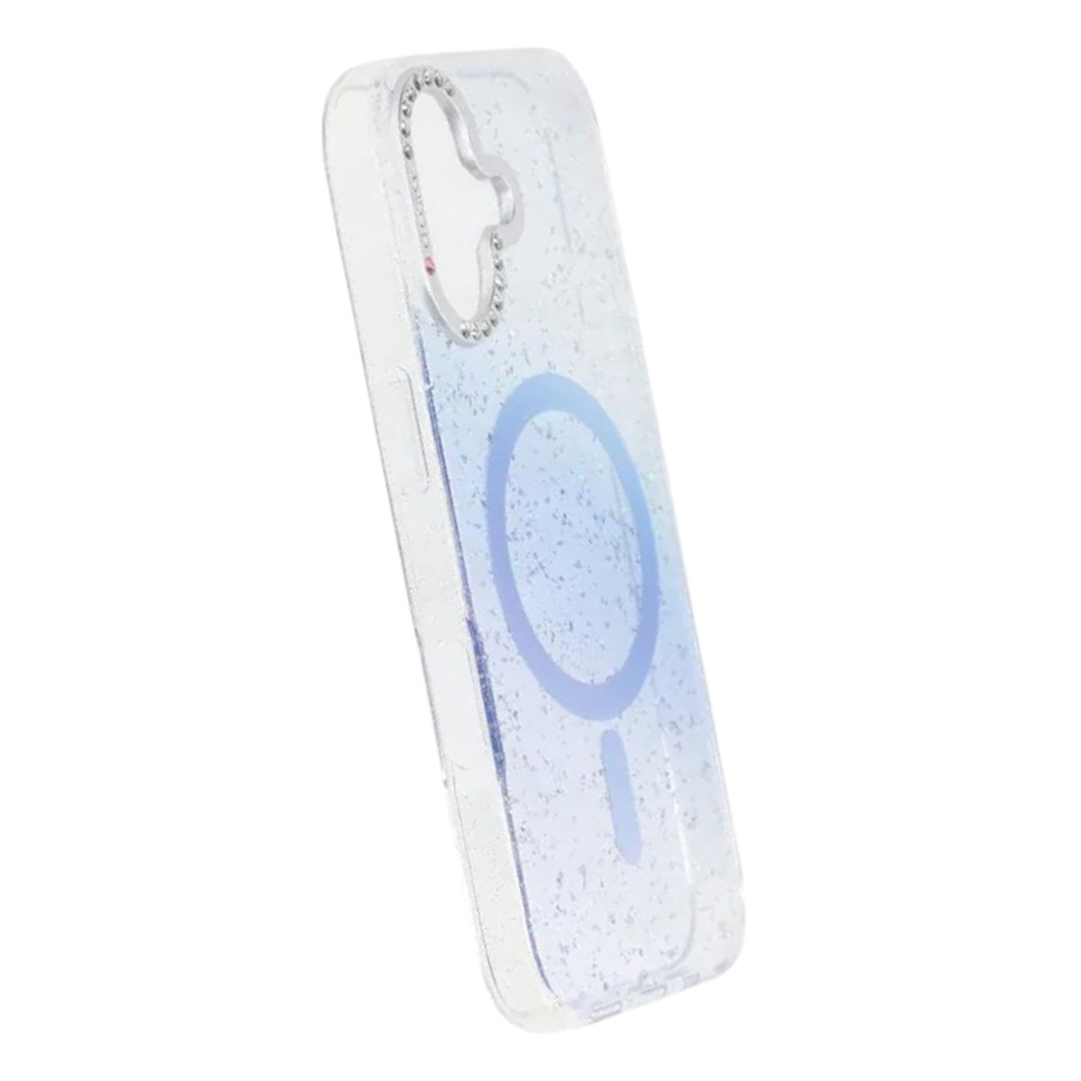 iPhone 17 Skal Glitter Diamond MagSafe Blå