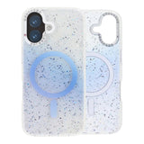 iPhone 17 Skal Glitter Diamond MagSafe Blå