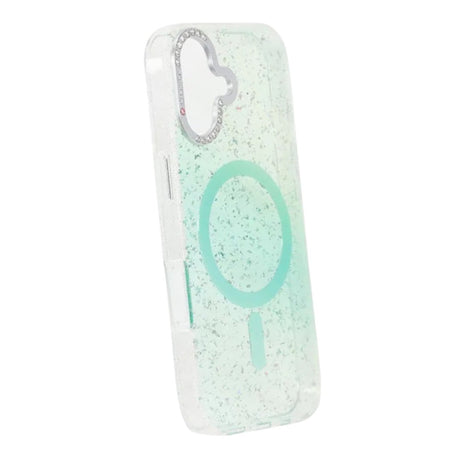 iPhone 17 Skal Glitter Diamond MagSafe Grön
