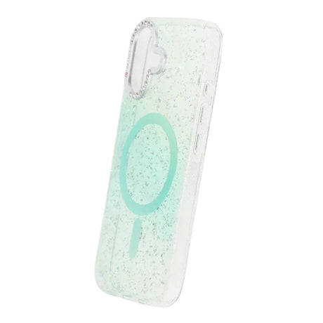 iPhone 17 Skal Glitter Diamond MagSafe Grön