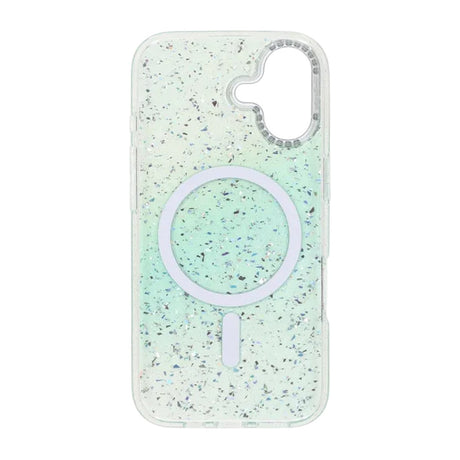 iPhone 17 Skal Glitter Diamond MagSafe Grön