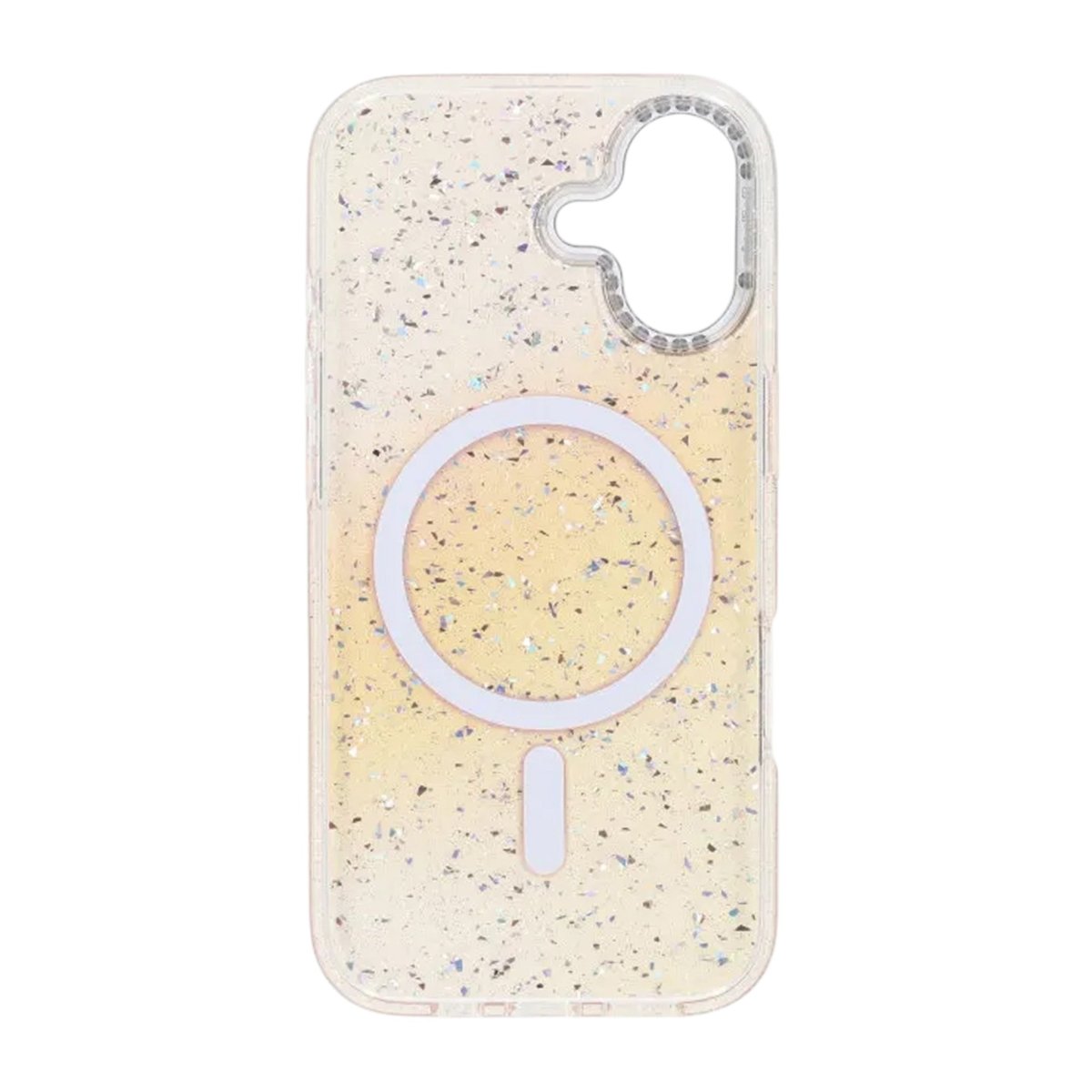 iPhone 17 Skal Glitter Diamond MagSafe Guld