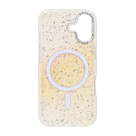 iPhone 17 Skal Glitter Diamond MagSafe Guld