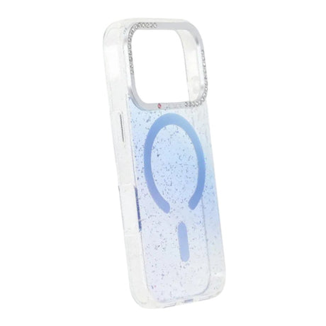 iPhone 17 Pro Skal Glitter Diamond MagSafe Blå