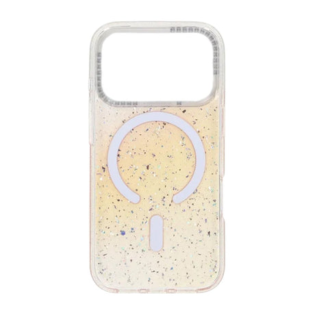 iPhone 17 Pro Skal Glitter Diamond MagSafe Guld