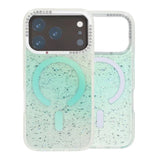 iPhone 17 Pro Max Skal Glitter Diamond MagSafe Grön