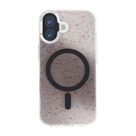 iPhone 17 Skal Glitter Diamond MagSafe Svart