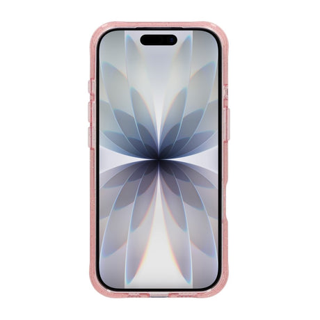 iPhone 17 Skal Glitter Stativ MagSafe Rosa