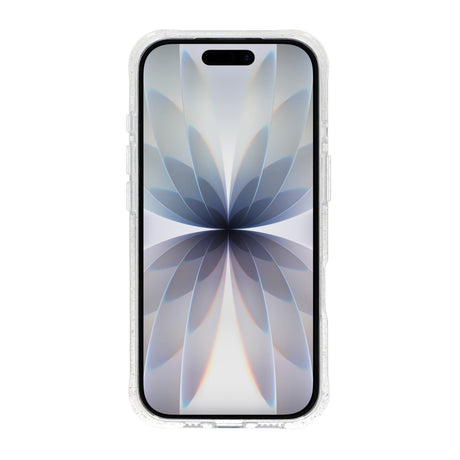 iPhone 17 Skal Glitter Stativ MagSafe Vit