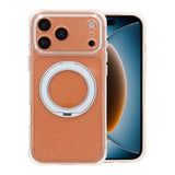 iPhone 17 Pro Max/iPhone 18 Pro Max Skal Glitter Stativ MagSafe Vit