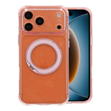 iPhone 17 Pro/iPhone 18 Pro Skal Glitter Stativ MagSafe Rosa