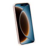 iPhone 17 Pro/iPhone 18 Pro Skal Glitter Stativ MagSafe Vit