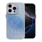 iPhone 16 Pro Skal Glitter Diamond MagSafe Blå