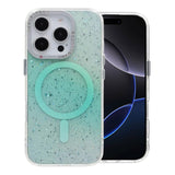 iPhone 16 Pro Skal Glitter Diamond MagSafe Grön