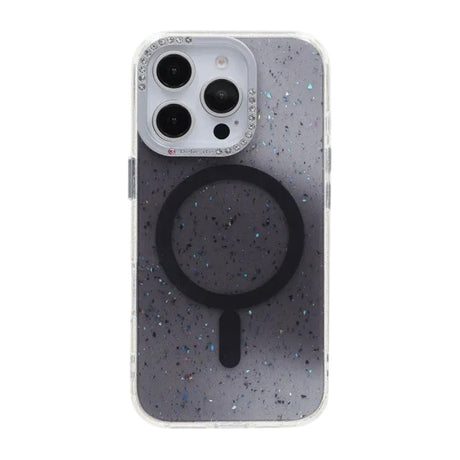 iPhone 16 Pro Max Skal Glitter Diamond MagSafe Svart