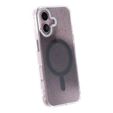iPhone 16 Skal Glitter Diamond MagSafe Svart