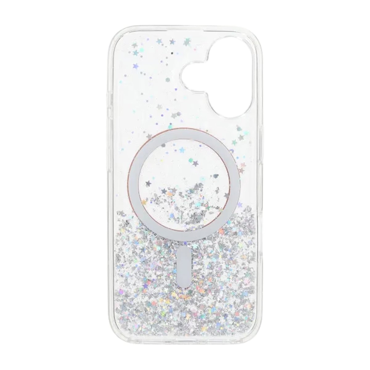iPhone 17 Skal Glitter Stjärnor MagSafe Orange