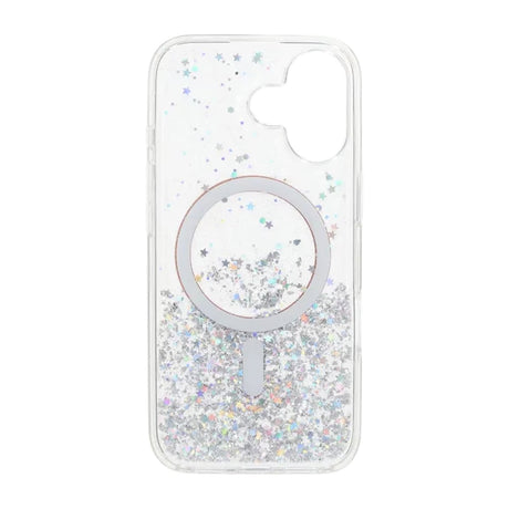 iPhone 17 Skal Glitter Stjärnor MagSafe Orange