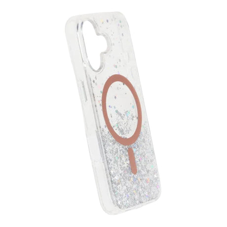 iPhone 17 Skal Glitter Stjärnor MagSafe Orange