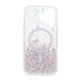 iPhone 17 Skal Glitter Stjärnor MagSafe Rosa