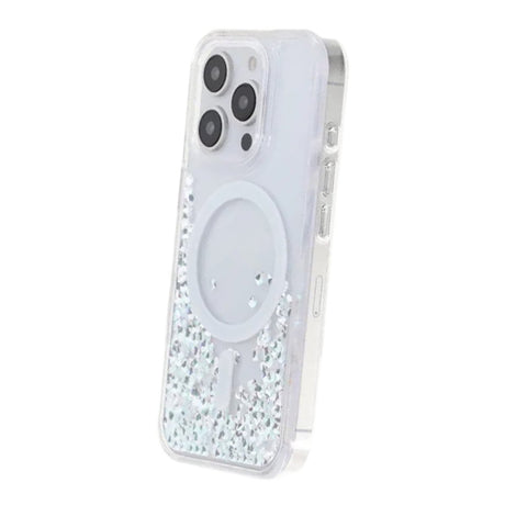 iPhone 16 Pro Max Skal Diamond Quicksand MagSafe Vit
