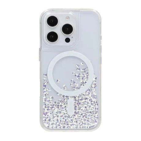 iPhone 16 Pro Max Skal Diamond Quicksand MagSafe Vit