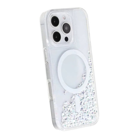 iPhone 16 Pro Max Skal Diamond Quicksand MagSafe Vit