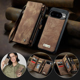 CaseMe Google Pixel 10/Pixel 10 Pro Fodral 008 Series Löstagbart Skal Brun
