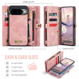 CaseMe Google Pixel 10/Pixel 10 Pro Fodral 008 Series Löstagbart Skal Rosa