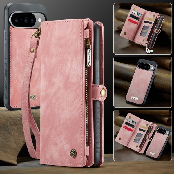 CaseMe Google Pixel 10/Pixel 10 Pro Fodral 008 Series Löstagbart Skal Rosa