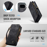 CaseMe Google Pixel 10/Pixel 10 Pro Fodral 008 Series Löstagbart Skal Svart