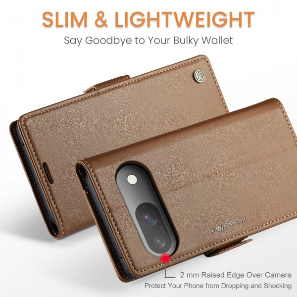CaseMe Google Pixel 9/9 Pro/Pixel 10/10 Pro Fodral 023 Series Brun