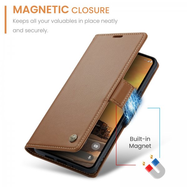 CaseMe Google Pixel 9/9 Pro/Pixel 10/10 Pro Fodral 023 Series Brun