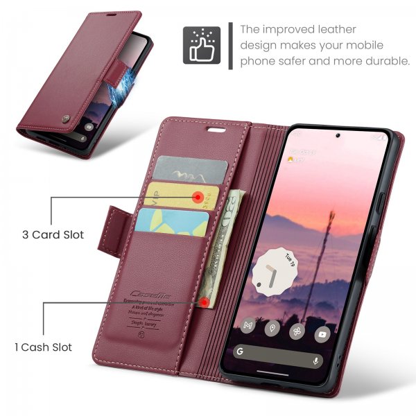 CaseMe Google Pixel 9/9 Pro/Pixel 10/10 Pro Fodral 023 Series Röd