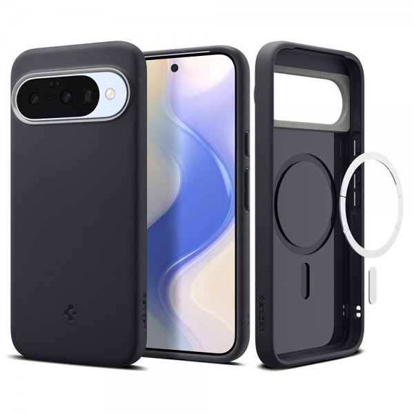 Spigen Google Pixel 10/Pixel 10 Pro Skal Nano Pop MagFit Black Sesame