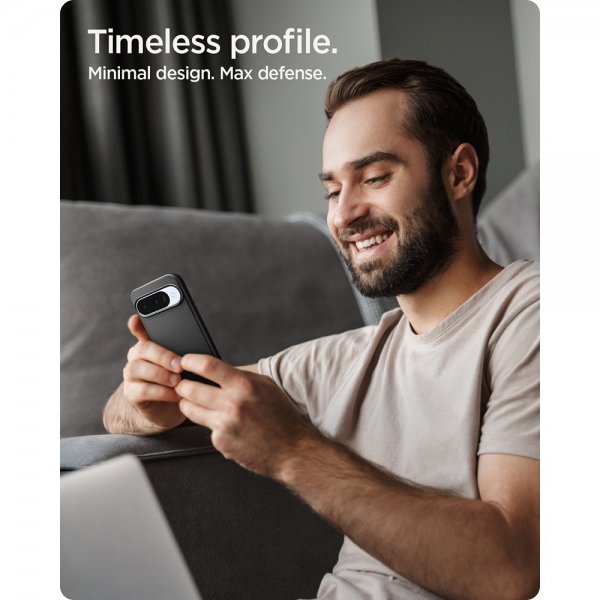 Spigen Google Pixel 10/Pixel 10 Pro Skal Thin Fit MagFit Svart