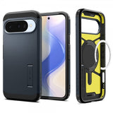 Spigen Google Pixel 10/Pixel 10 Pro Skal Tough Armor MagFit Metal Slate