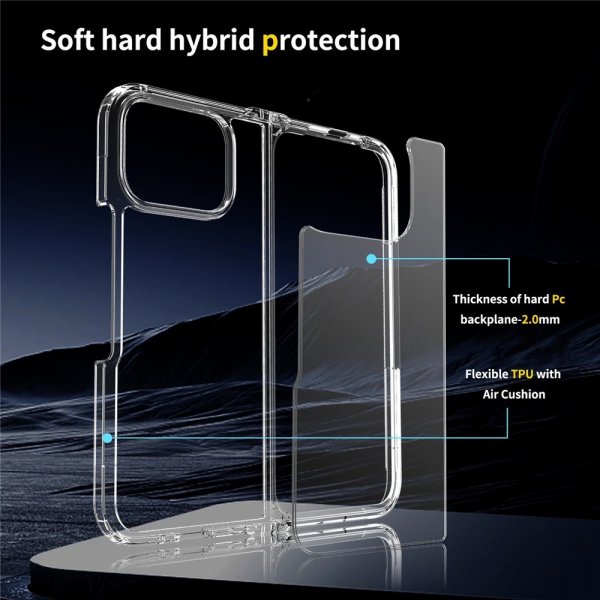 Nordic Covers Google Pixel 10 Pro Fold Skal Feather Series Transparent