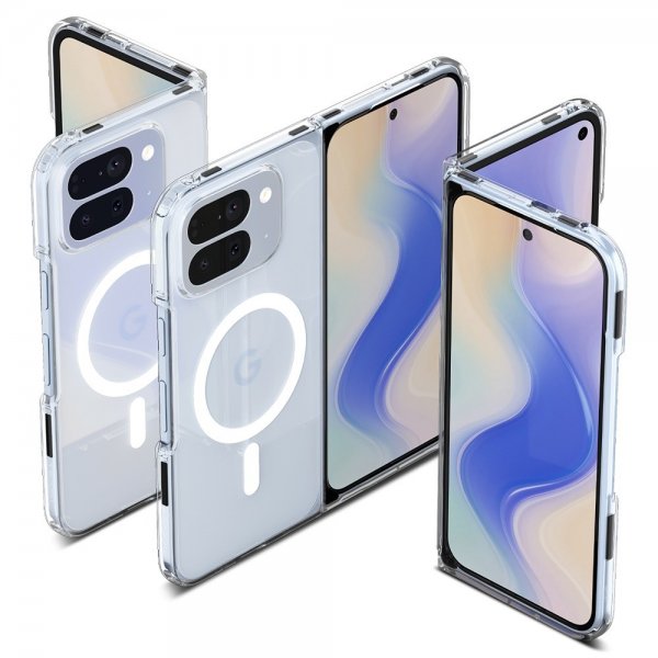 Spigen Google Pixel 10 Pro Fold Skal Ultra Hybrid MagFit Clear White