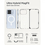 Spigen Google Pixel 10 Pro Fold Skal Ultra Hybrid MagFit Clear White